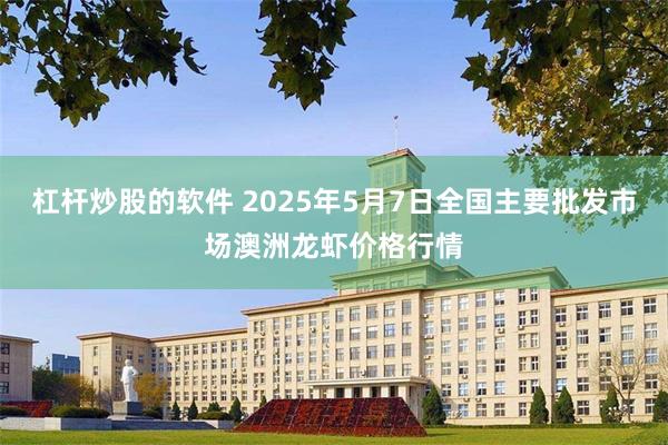 杠杆炒股的软件 2025年5月7日全国主要批发市场澳洲龙虾价格行情